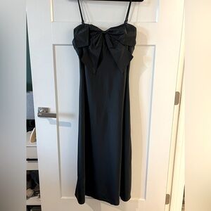 A New Day Women’s Black Bow Midi Dress L